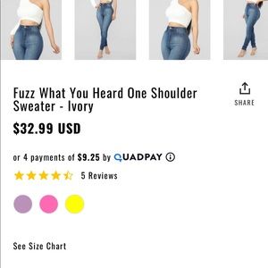 Fuzzy cropped sweater